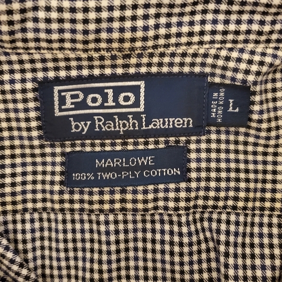 Vintage Polo by Ralph Lauren Long Sleeve Dress Shirt Size Large - Picture 4 of 4